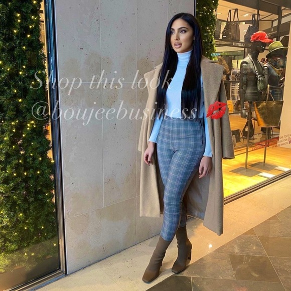 ZARA BNWT Plaid Leggings - Picture 1 of 9